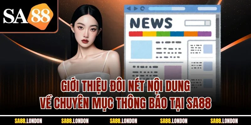 Giới thiệu đôi nét nội dung về chuyên mục thông báo tại SA88