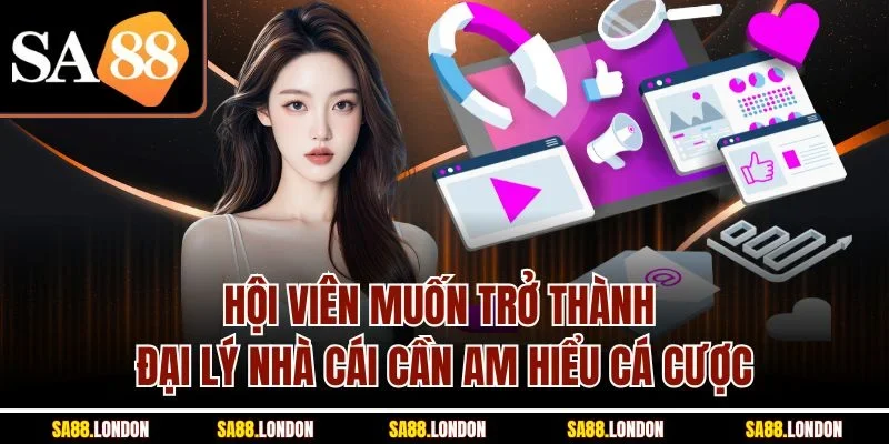 Hội viên muốn trở thành đại lý nhà cái cần am hiểu cá cược